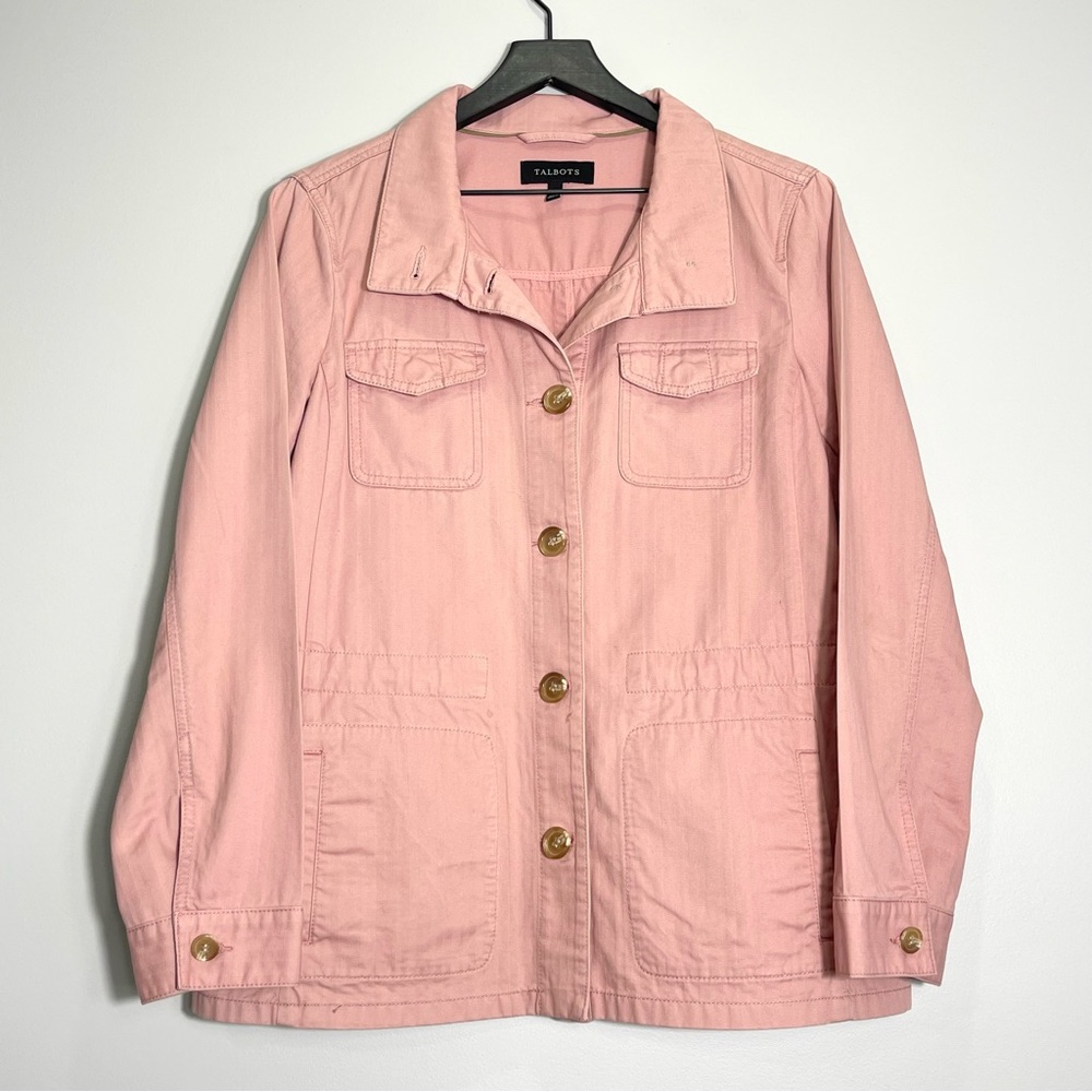 Talbots Pink Utility Jacket